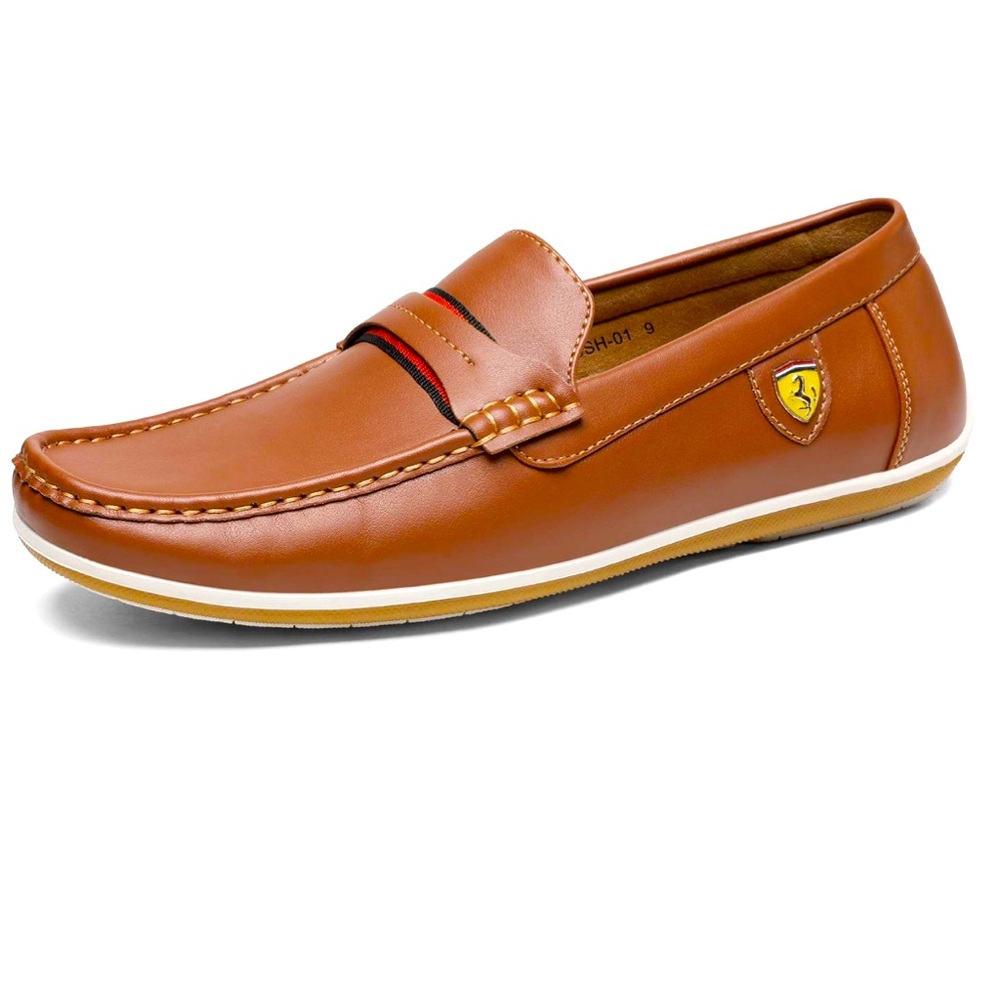 Bruno Marc Men's Bush Driving Loafers Moccasins Shoes Size 8 Men's (41 Euro)